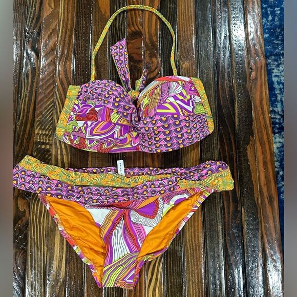 Trina Turk | Swim | Trina Turk Multicolor Bikini Set | Poshmark